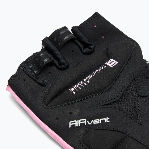 Dámské cyklistické rukavice ATTABO Kinu Pro WMNS shock absorbing system pink/black