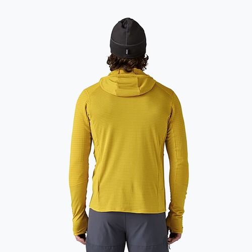 Pánská softshellová bunda Patagonia R1 Hybrid Pullover Hoody bundle green