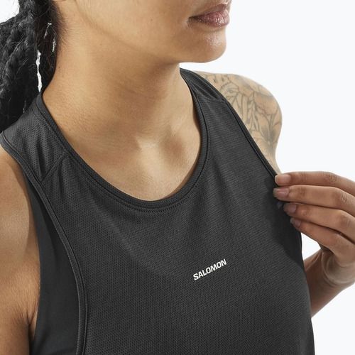 Dámské běžecké tílko Salomon SHAKEout Core Tank deep black
