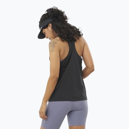 Dámské běžecké tílko Salomon SHAKEout Core Tank deep black