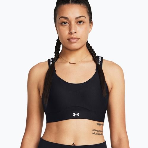 Fitness podprsenka  Under Armour Infinity High 2.0 black/white