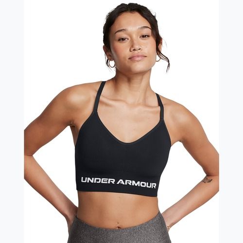 Fitness podprsenka Under Armour Vanish Seamless Low black / white