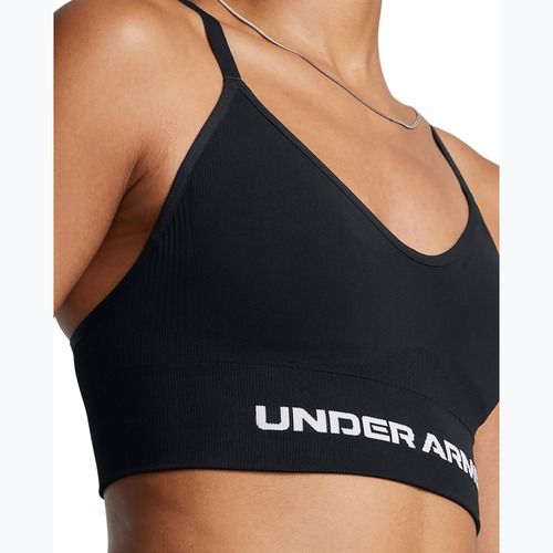 Fitness podprsenka Under Armour Vanish Seamless Low black / white