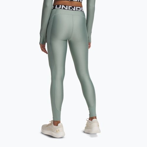 Dámské legíny Under Armour HeatGear Rib silica green/silica green/white