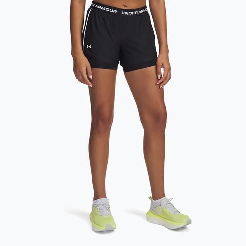 Dámské šortky Under Armour Tech Play Up 2in1 black / black / white