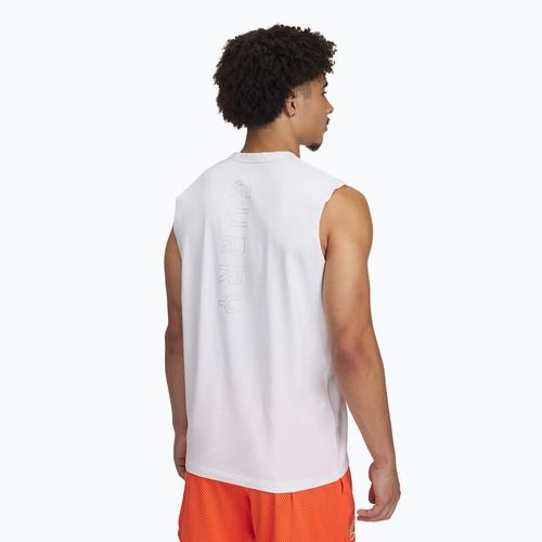 Pánské basketbalové tričko Under Armour Curry Tee white/black