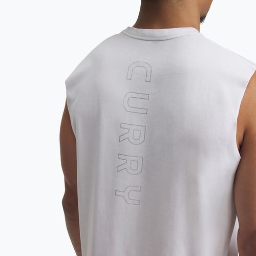 Pánské basketbalové tričko Under Armour Curry Tee white/black