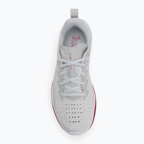 Dámské běžecké boty Under Armour Velociti 4 SE halo gray/mod gray/shaded fuchsia