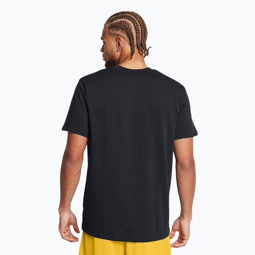 Pánské tričko Under Armour Curry Hvyweight Logo black/white