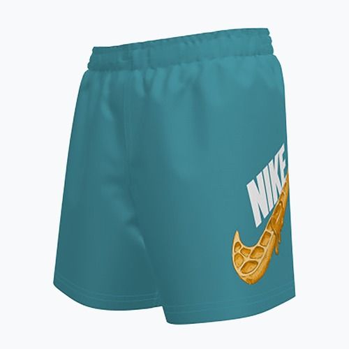 Dětské plavecké šortky Nike Swoosh Waffle 4" Volley dusty cactus