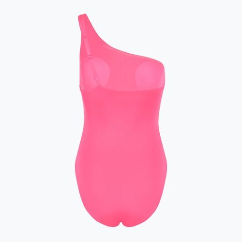 Dámské jednodílné plavky Nike Essential Asymmetrical hyper pink