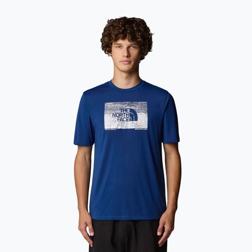 Pánské tričko The North Face Foundation Abstract Graphic Tee estate blue