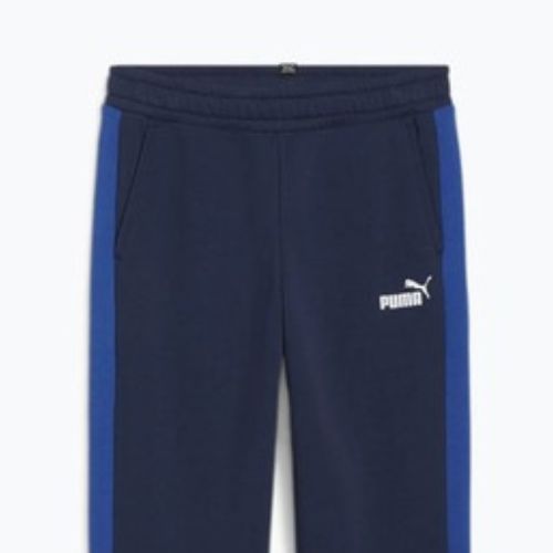 Dětské tepláky PUMA ESS Block TR cobalt glaze
