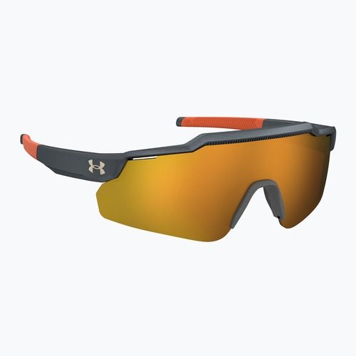 Dětské sluneční brýle Under Armour Levelup Jr S3 metalized grey/gold mirror