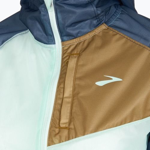 Dámská běžecká bunda Brooks All Altitude ice blue multi