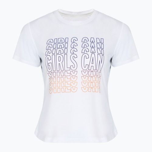 Dámské běžecké tričko Brooks International Women'S Day white/purple/orange