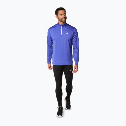 Pánská běžecká mikina ASICS Core Half Zip Winter dark cobalt