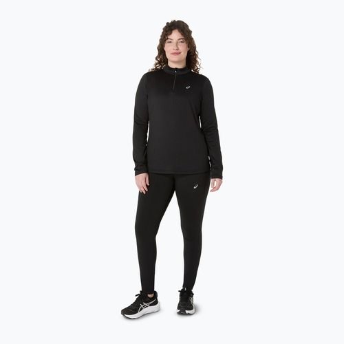 Dámské běžecké tričko Longsleeve ASICS Core LS Half Zip Winter performance black