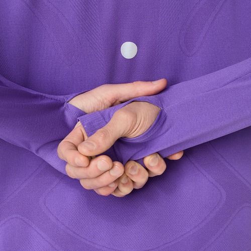Pánské běžecké tričko Longsleeve ASICS Road Seamless LS edo purple 