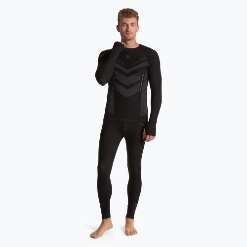 Pánské termo kalhoty OneTeam ACHILL BAMBOO THERMO LIGHT PLUS black