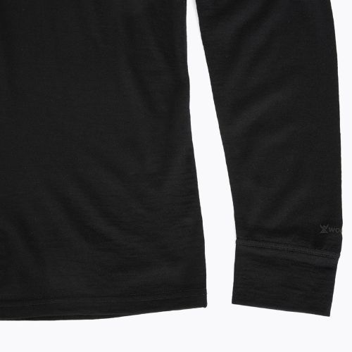 Dětská termo mikina WOOLCANO termoaktywna 100% MERINO TOP00947 black