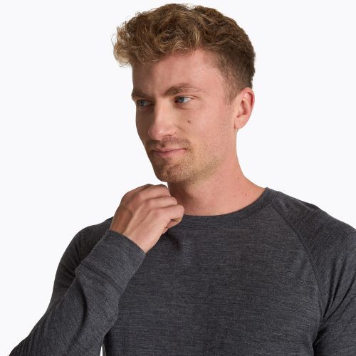 Pánská termo mikina 100% WOOLCANO MERINO TOP0538 gray