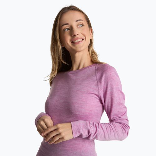 Dámská termo mikina WOOLCANO 100% Merino TOP0541 purple