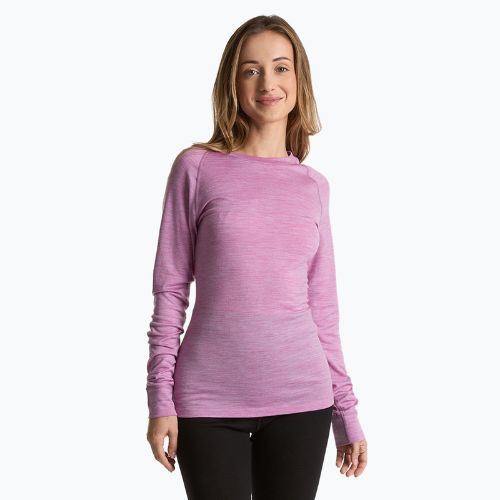 Dámská termo mikina WOOLCANO 100% Merino TOP0541 purple