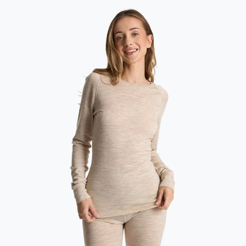 Dámské termo prádlo WOOLCANO Merino 100% SET0543 beige