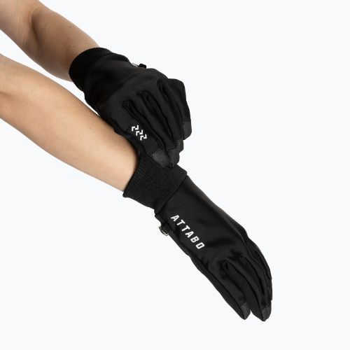 Cyklistické rukavice ATTABO LOREEF GLOVES větruvzdorné zateplené black