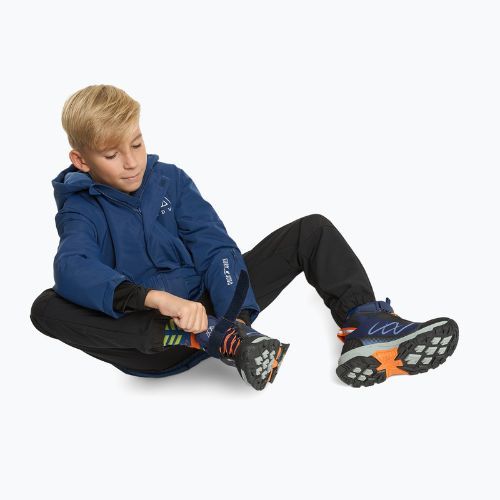 Dětské trekingové boty KADVA Rocky Trail Mid WaterProof Softshell modré