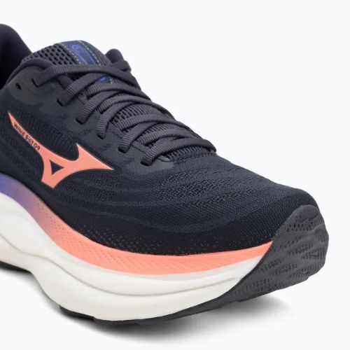 Dámské běžecké boty Mizuno Wave Sky 9 odyssey gray/striking coral/iris bloom