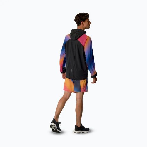 Pánská běžecká bunda Mizuno Active Alpha Hodded yuuyake