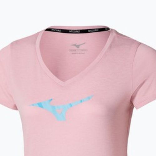 Dámské běžecké tričko Mizuno Core Runbird Tee bleached mauve