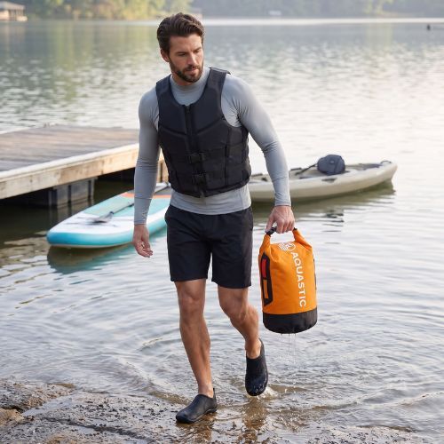 Vodotěsný pytel AQUASTIC Dry Bag 8 l Nylon/TPU oranžový