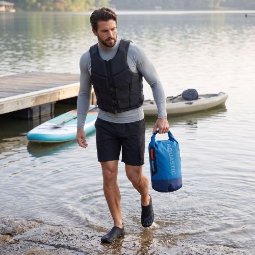 Vodotěsný pytel AQUASTIC Dry Bag 8 l Nylon/TPU modrý