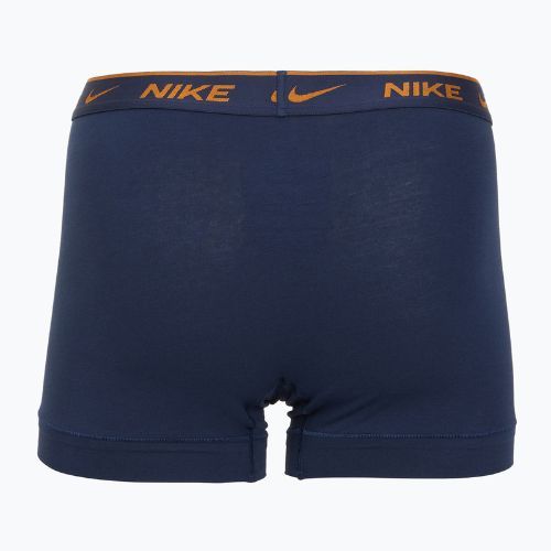 Pánské boxerky Nike Everyday Cotton Stretch Trunk 3 páry light crimson/midnight navy/black