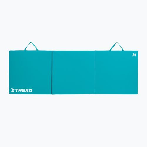 Skládací gymnastická matrace XTREXO 180 x 60 x 5 cm green
