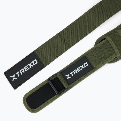 Vzpěračský pás XTREXO neoprenový green