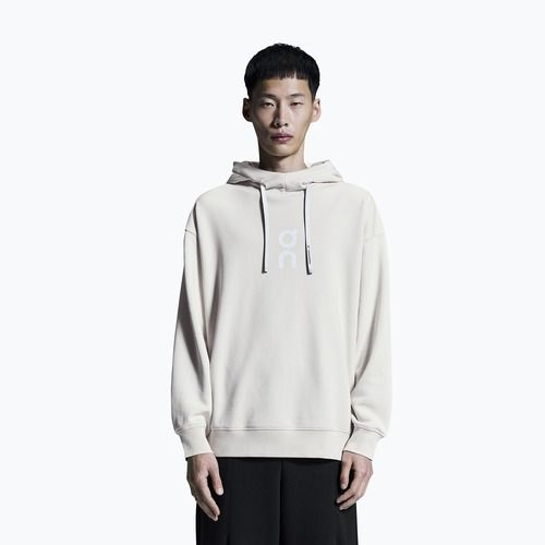 Pánská mikina s kapucí On Club Hoodie silver