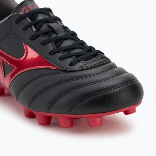 Kopačky Mizuno Morelia II Club FG black/morelia 40th red/black sand
