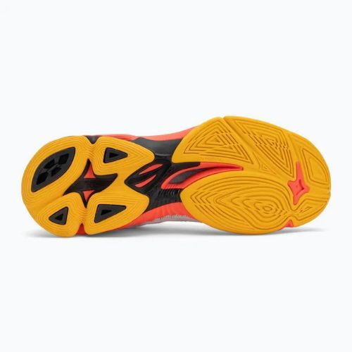 Volejbalové boty Mizuno Wave Voltage 2 white/fiery coral 2/citrus