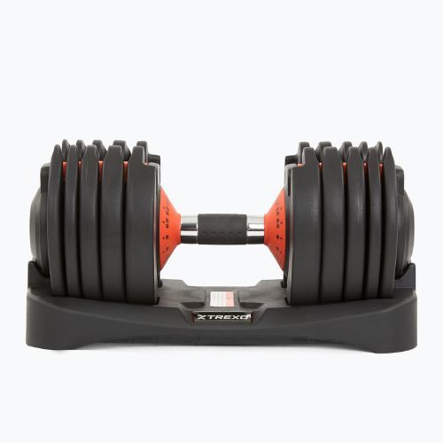 Nastavitelná činka XTREXO 24kg EVO black