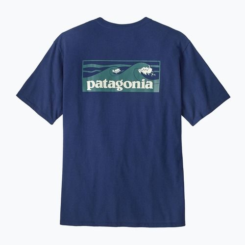 Pánské tričko Patagonia Boardshort Logo Pocket Responsibili clement blue