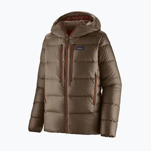 Pánská péřová bunda Patagonia Fitz Roy Down Hoody marlow brown