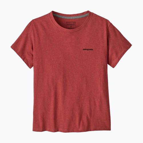 Dámské tričko Patagonia P-6 Logo Responsibili-Tee potters red