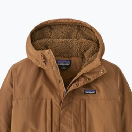 Pánská péřová bunda Patagonia Isthmus Parka deer brown