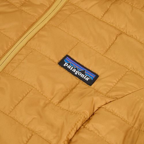 Dámská zateplená bunda Patagonia Nano Puff smolder talon gold