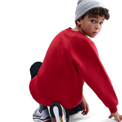 Dětská mikina Nike Sportswear Club Fleece university red/white