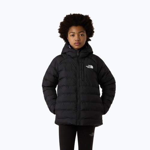 Dětská péřová bunda The North Face Reversible Perrito Hooded black/smoked pearl